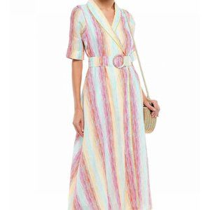 Gül Hürgel Rainbow Striped Midi Dress